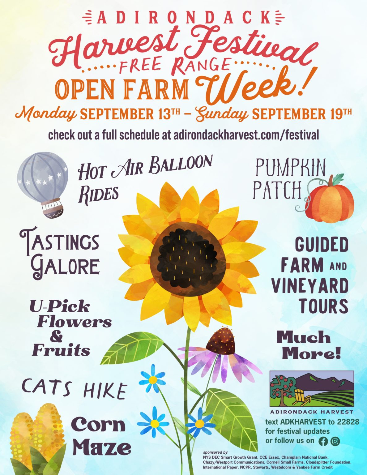 2021 Adirondack Harvest Festival Open Farm Week