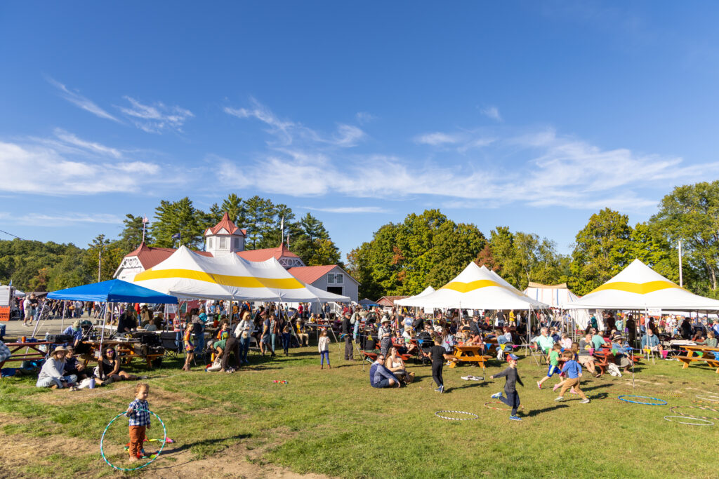 The Local Libations' tents at the 2025 Adirondack Harvest Festival. Photo by Katie Kearney.