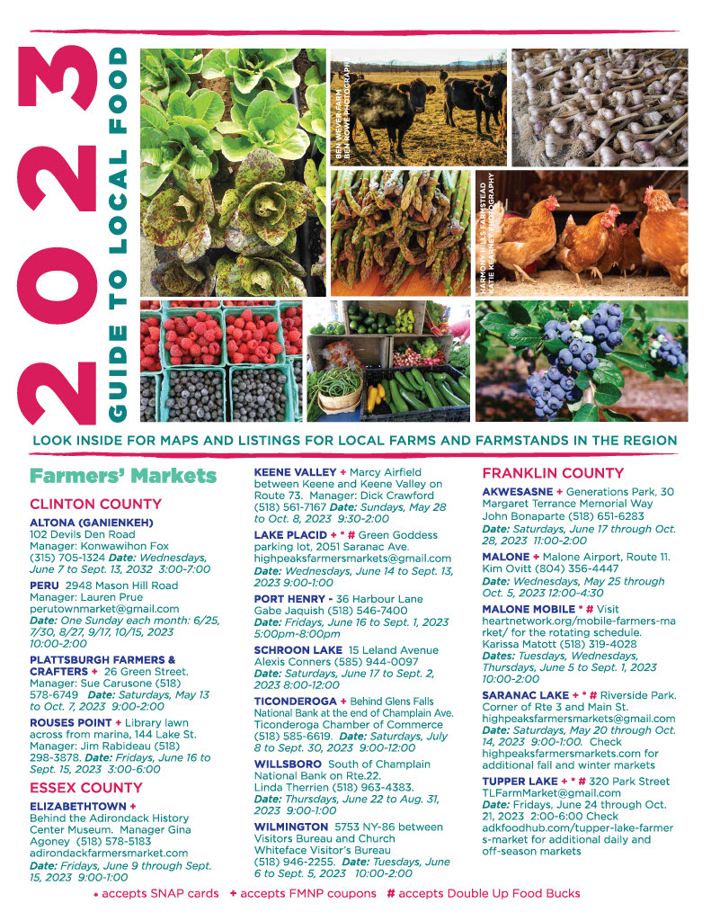 2023 Guide to Local Food and Farmers' Markets